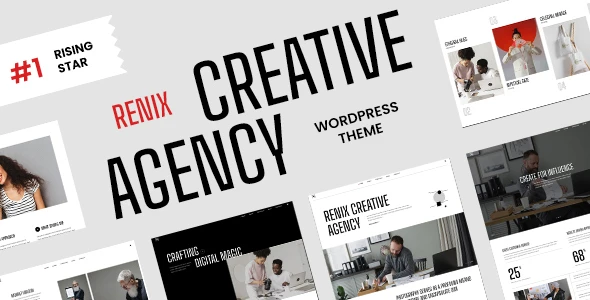 Renix – Digital Agency & Creative Portfolio Elementor Theme