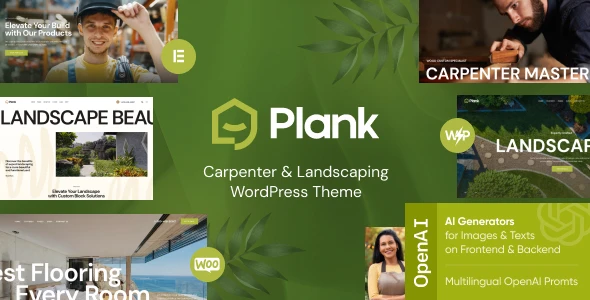 Plank – Carpenter & Landscaping WordPress Theme