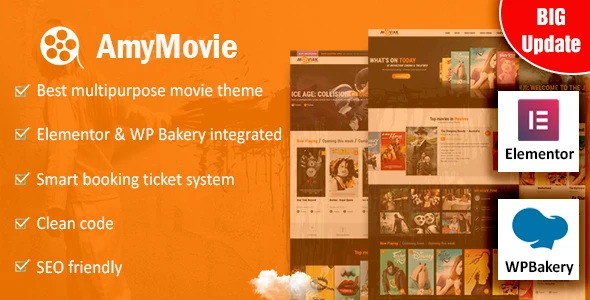 AmyMovie – Film and Cinema WordPress Theme