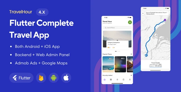 Flutter Travel App with Admin Panel – Travel Hour