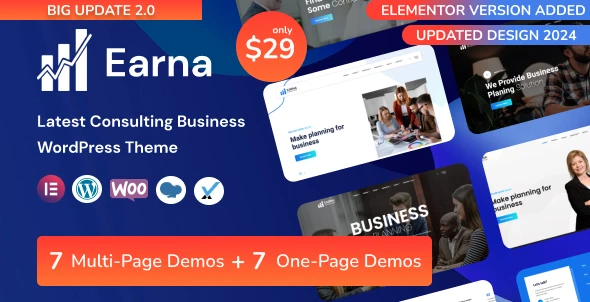 Earna – Business Consulting WordPress