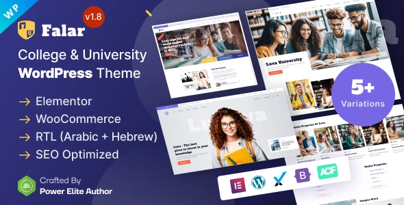 Falar – College University Elementor WordPress Theme