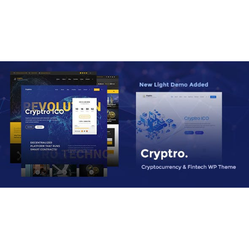Cryptro - Cryptocurrency, Blockchain , Bitcoin & Financial Technology