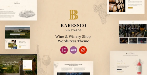 Baressco – Wine, Vineyard & Winery WordPress Theme