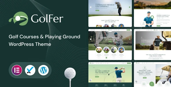 Golfer – Golf Club & Course WordPress Theme