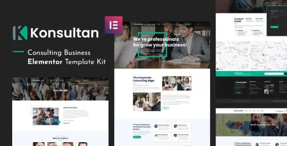 Konsultan Kit – Consulting Business Elementor Template Kit