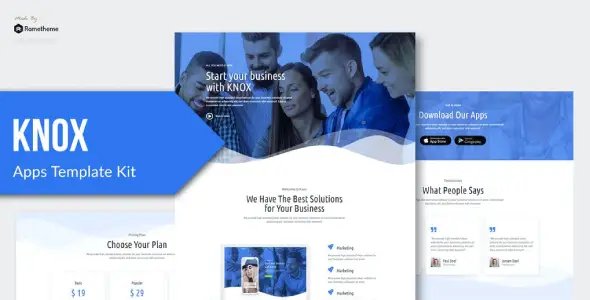 Knox – Technology & Apps Template Kit