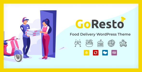GoResto – Restaurant Food Delivery WordPress Theme