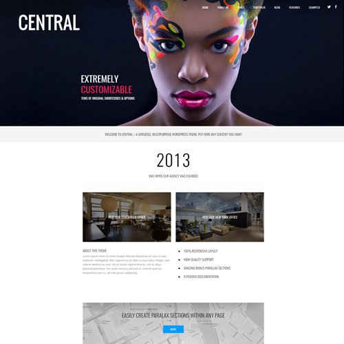 Central | Versatile, Multi-Purpose WordPress Theme