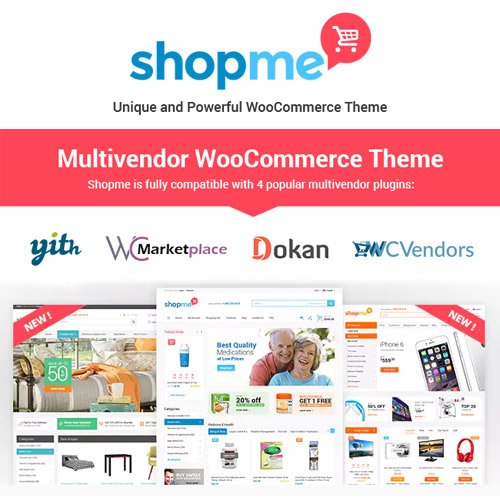 ShopMe – Multi Vendor Woocommerce WordPress Theme