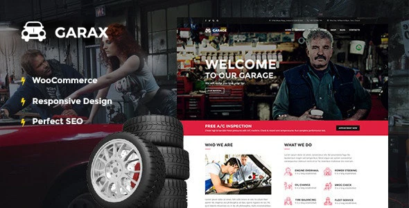 Garax – Automotive WordPress Theme