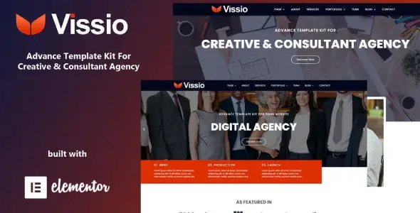 Vissio – Business Elementor Template Kit