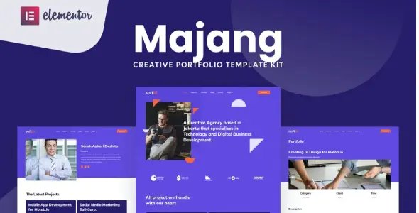 Majang – Personal Portfolio Elementor Template Kit